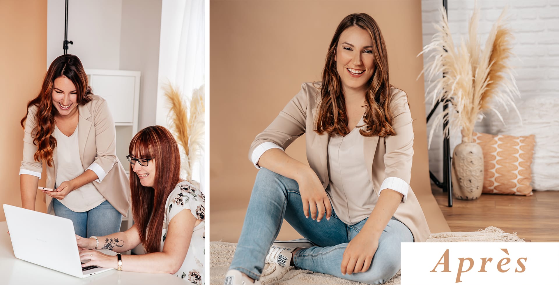 La nouvelle image de Virtu-Ose, La plume du web. Les couleurs sont orange/pêche et beaucoup plus chaleureuses