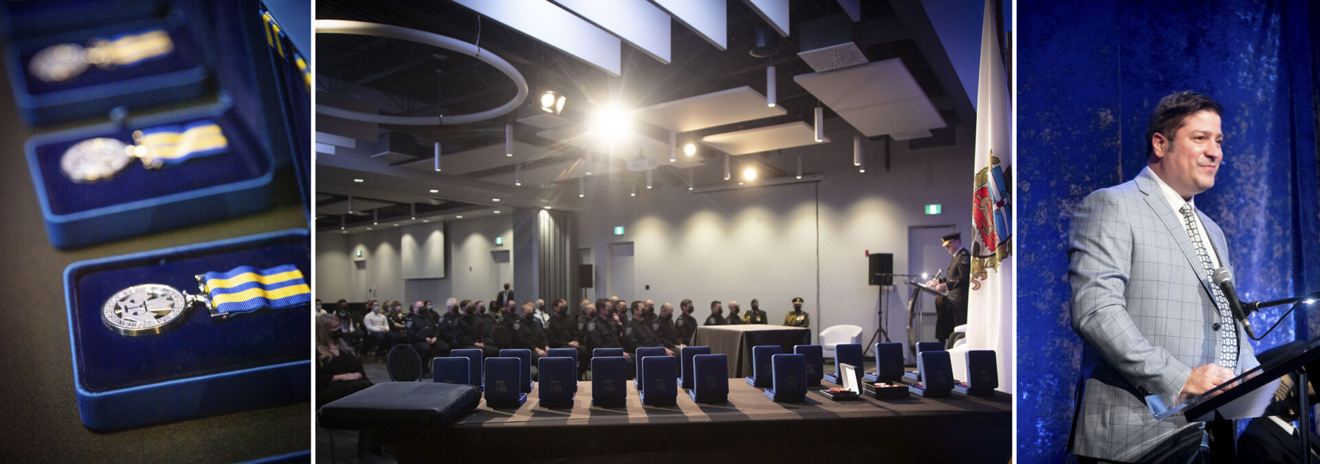 La Ville de Thetford procédais à la remise des médailles honorifiques